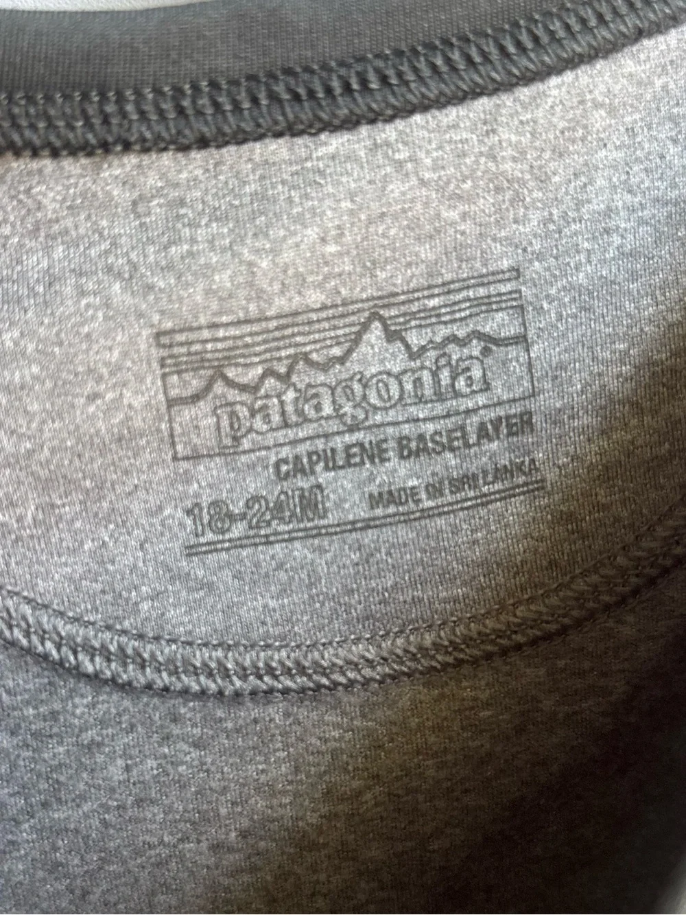 Patagonia Capilene Long Sleeve Snap Bodysuit